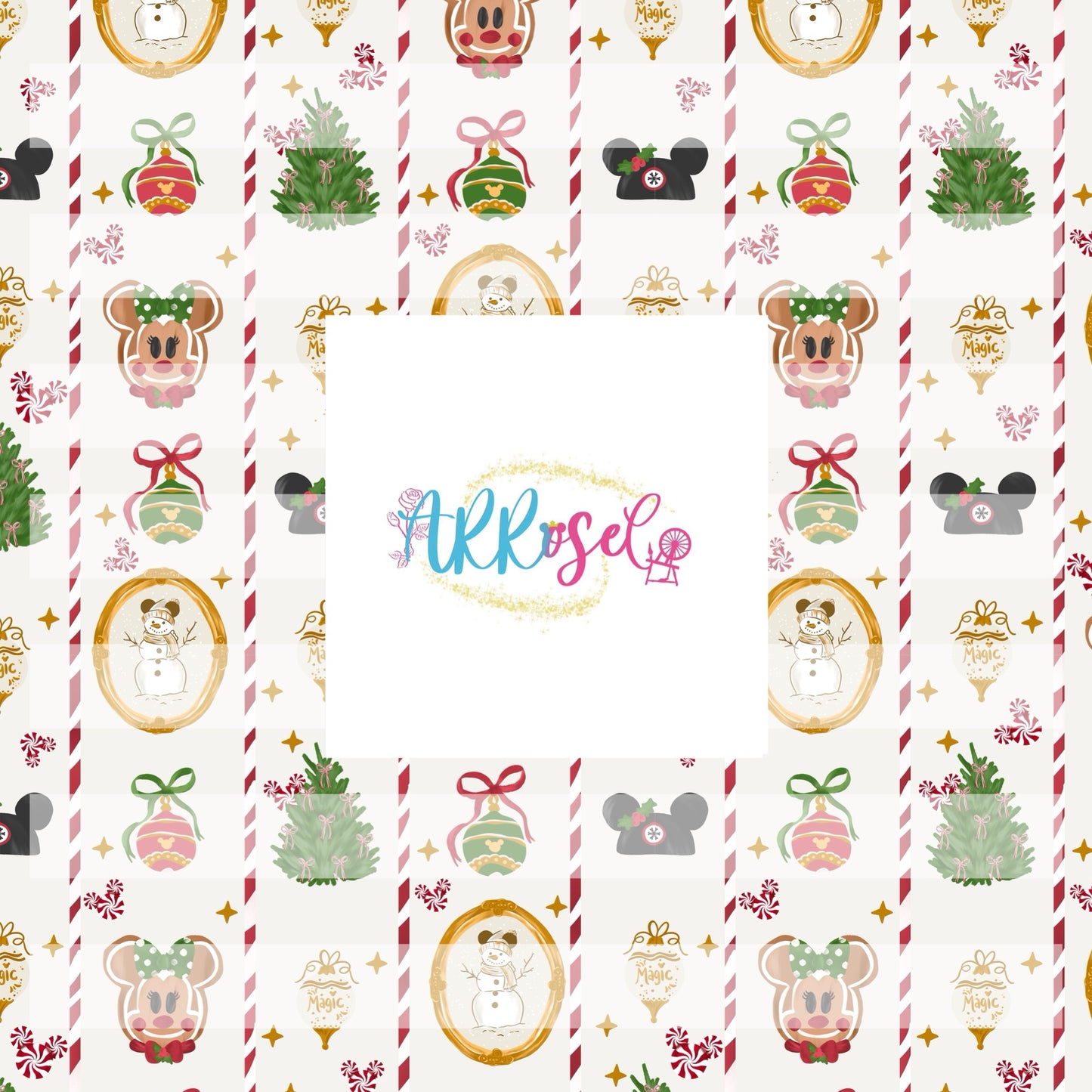 Christmas Coquette Icons Stone