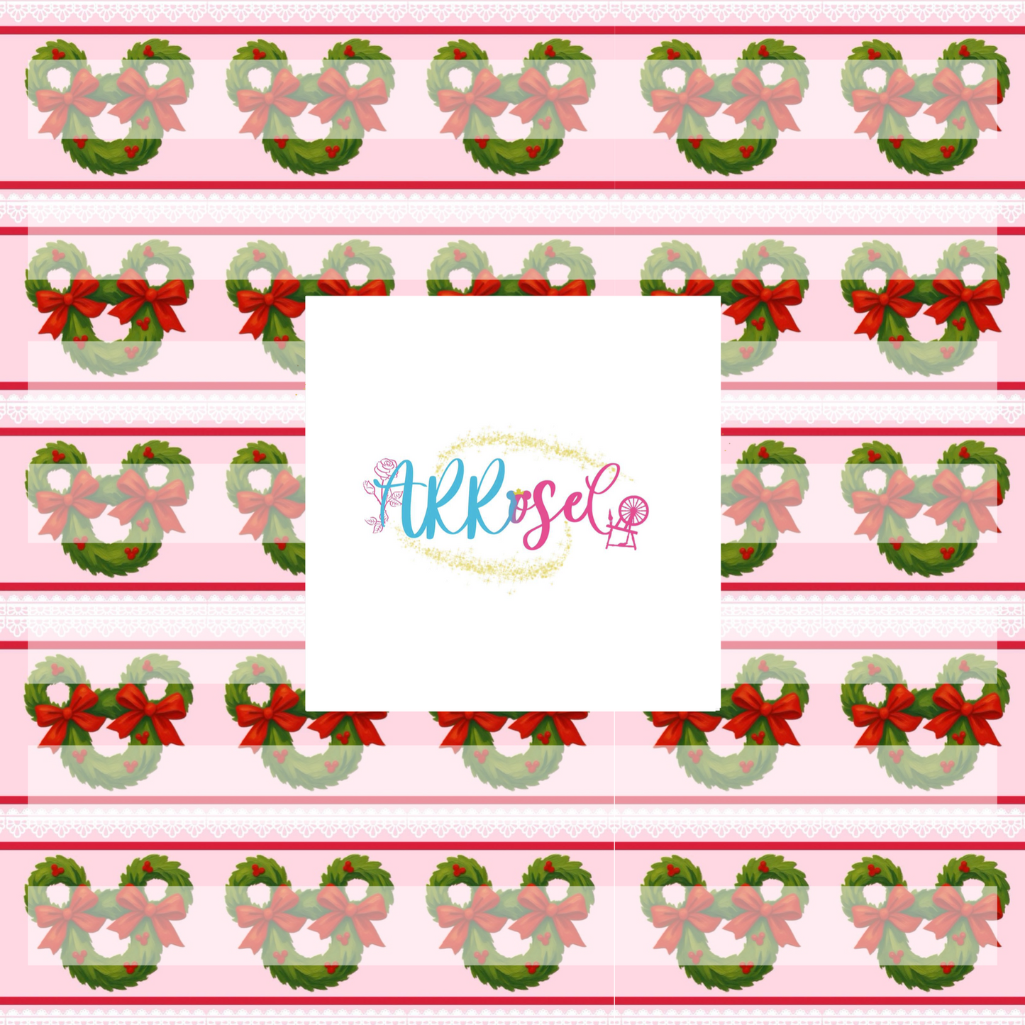 Pink Christmas Wreaths