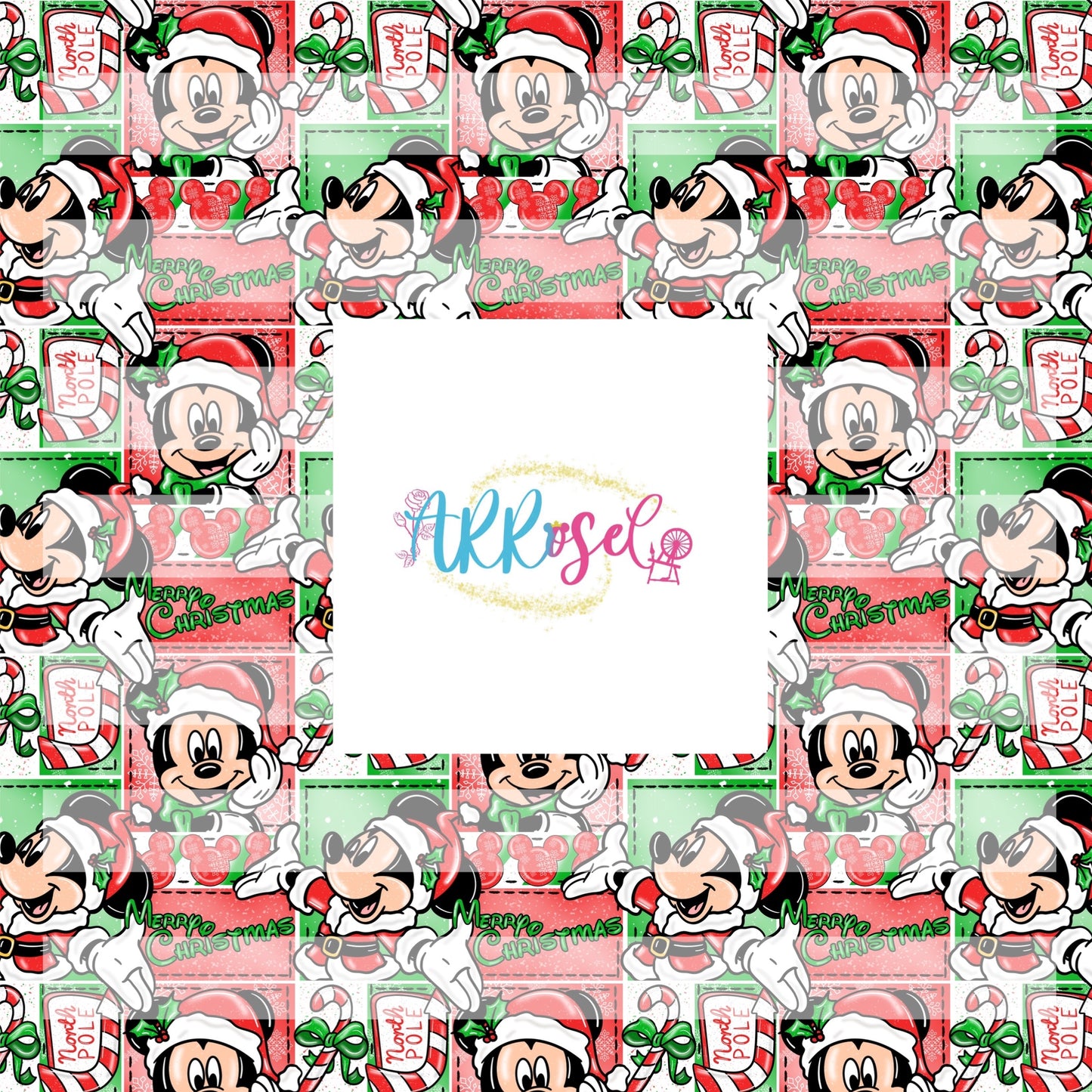Boy Mouse Patchwork Christmas