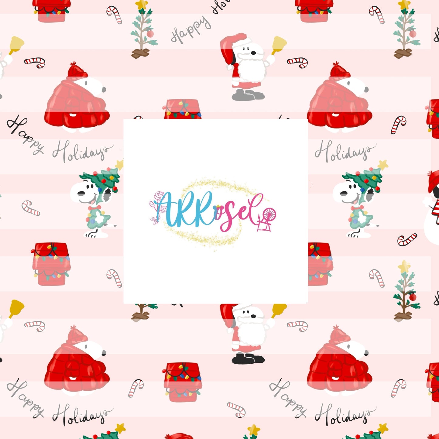 Happy holiday snoop pink