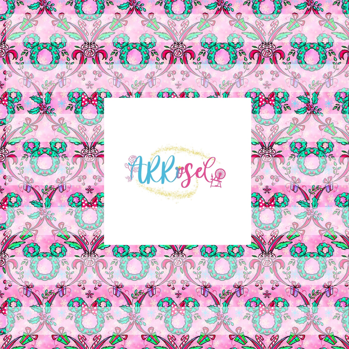 Pink Christmas Wreaths