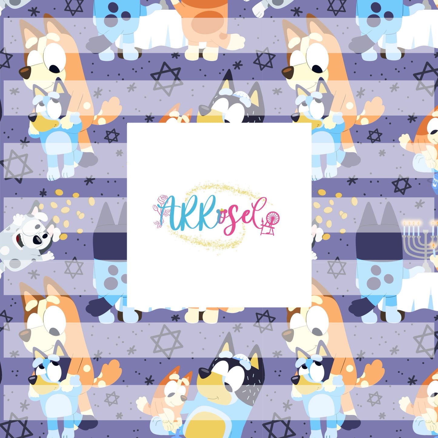 Blue Dog Hanukkah