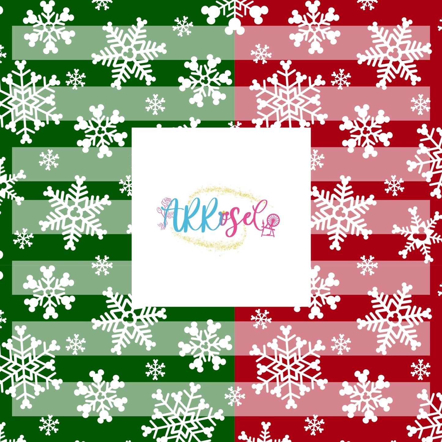 Snowflake Green & Red COMBO