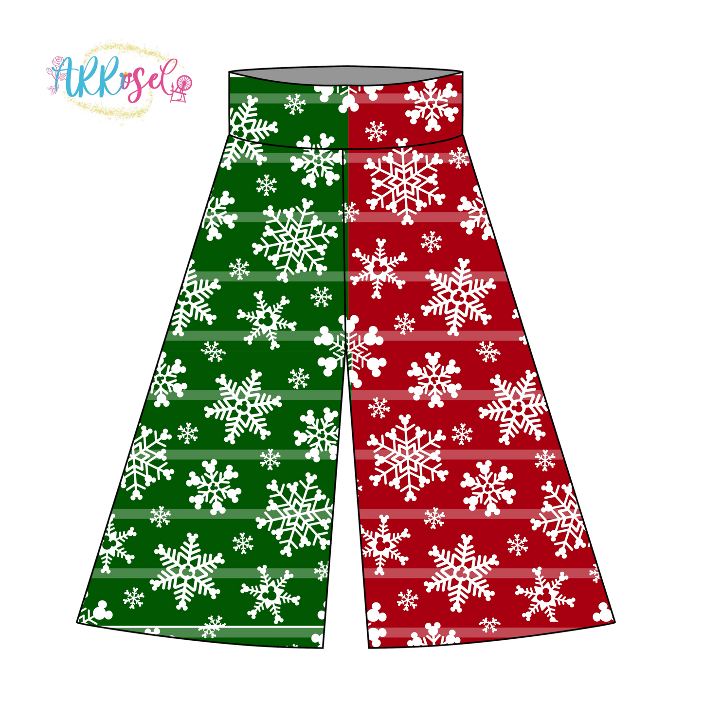 Snowflake Green & Red COMBO