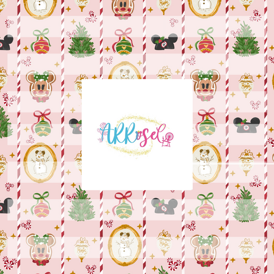 Christmas Coquette Icons Pink
