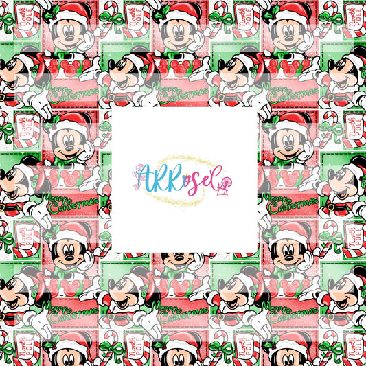 Boy Mouse Patchwork Christmas