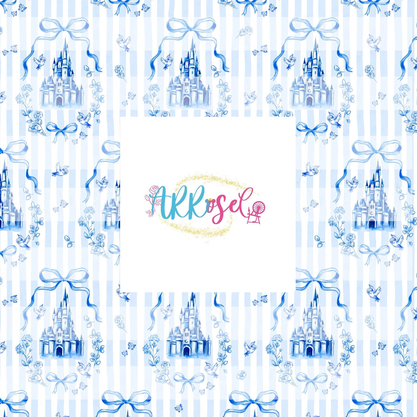 Castle Coquette Blue Stripe
