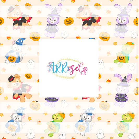D Bear & Friends Halloween
