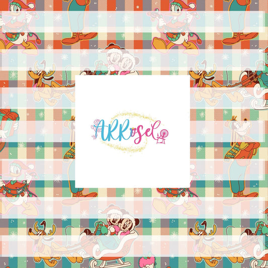 Retro Christmas Stripe