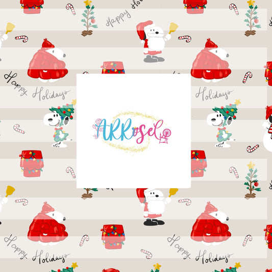 Happy holiday snoop gray