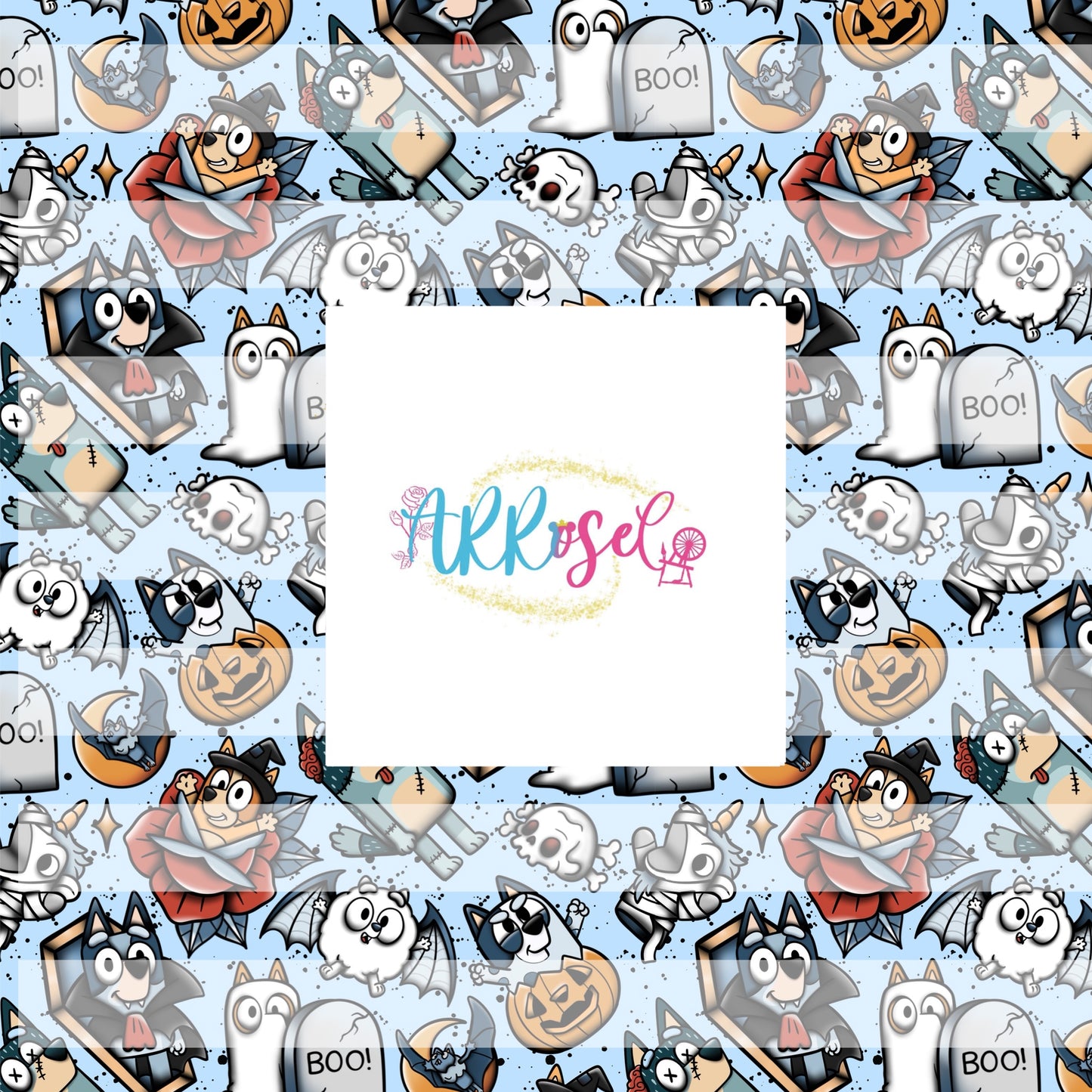 Blue Dog Tattoos Halloween