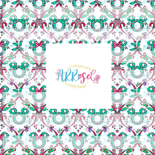 White Christmas Wreaths