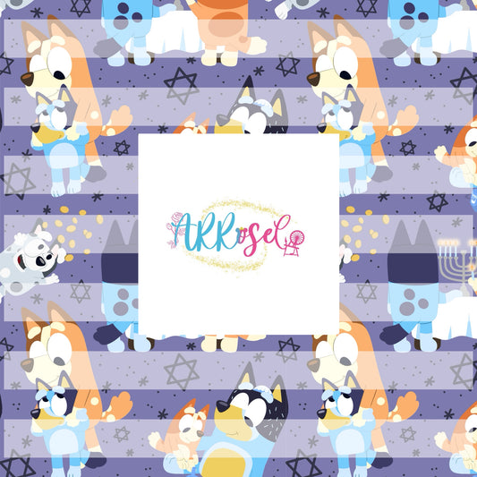 Blue Dog Hanukkah