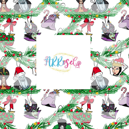 Villains Christmas Tree White