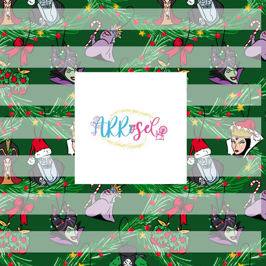 Villains Christmas Tree Green