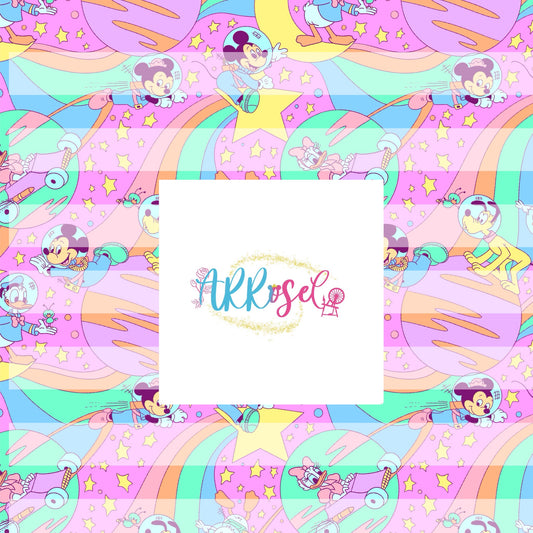 Vintage Space -- pink