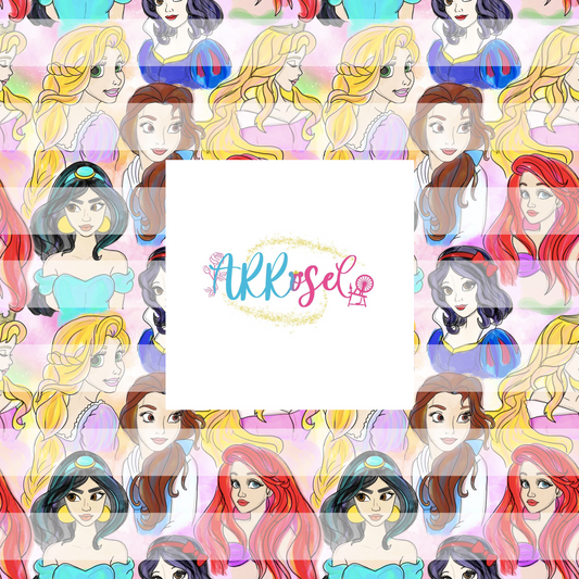 Watercolor princesses